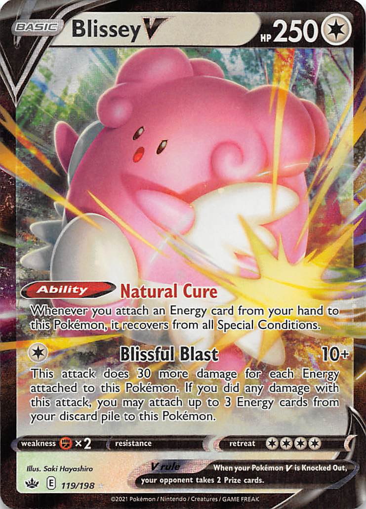 Blissey V (119/198) [Sword & Shield: Chilling Reign] | Pegasus Games WI