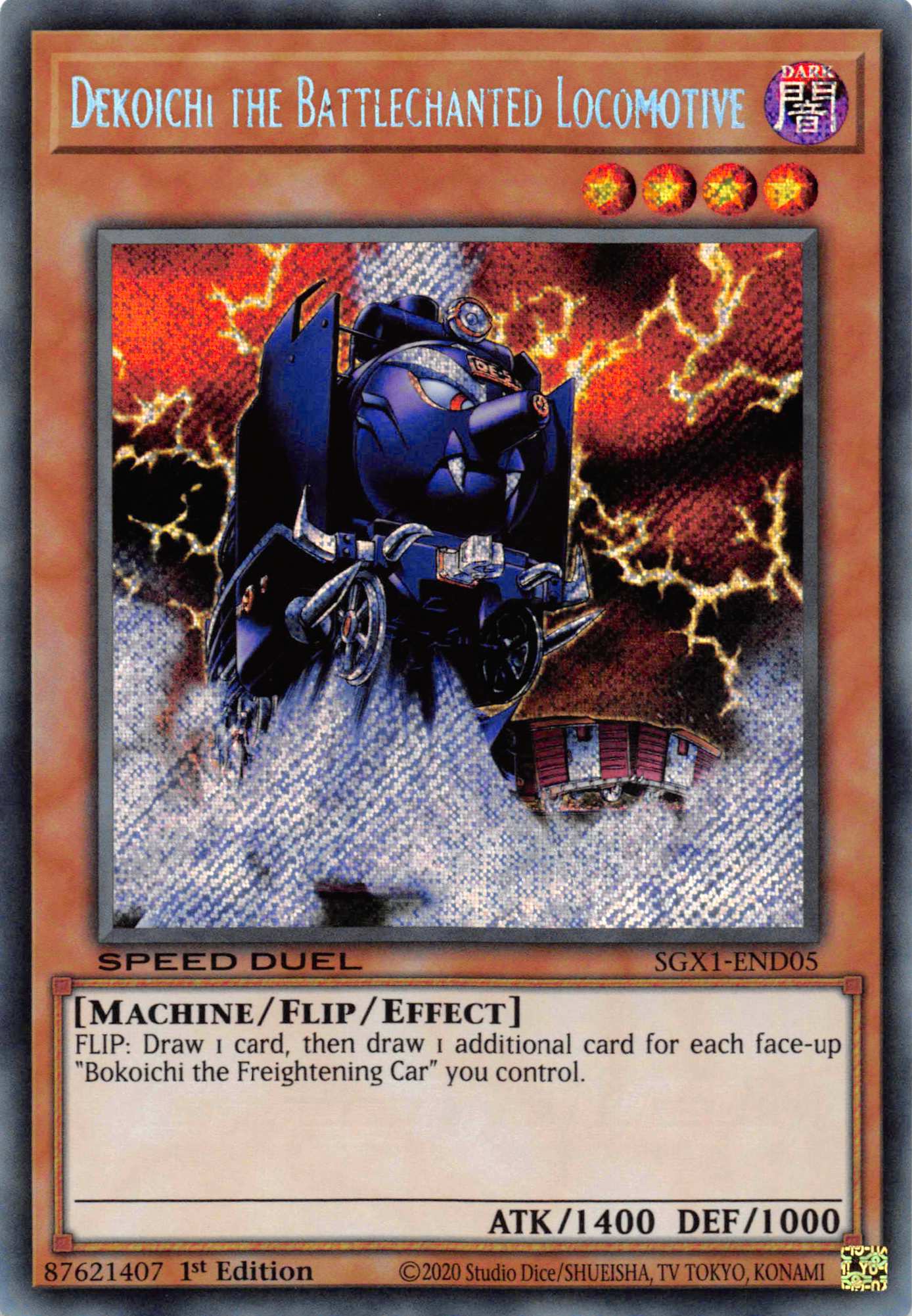 Dekoichi the Battlechanted Locomotive [SGX1-END05] Secret Rare | Pegasus Games WI