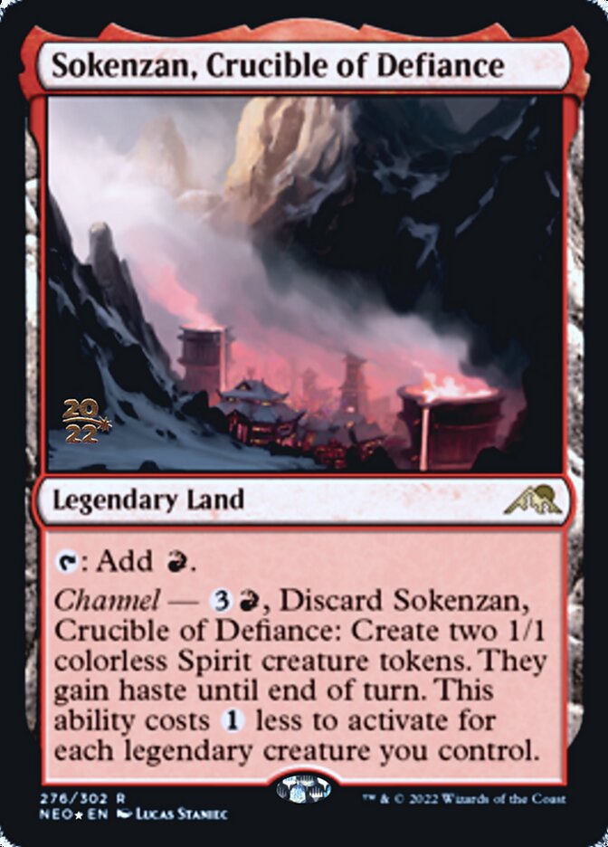 Sokenzan, Crucible of Defiance [Kamigawa: Neon Dynasty Prerelease Promos] | Pegasus Games WI