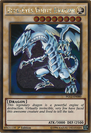 Blue-Eyes White Dragon [PGL2-EN080] Gold Rare | Pegasus Games WI