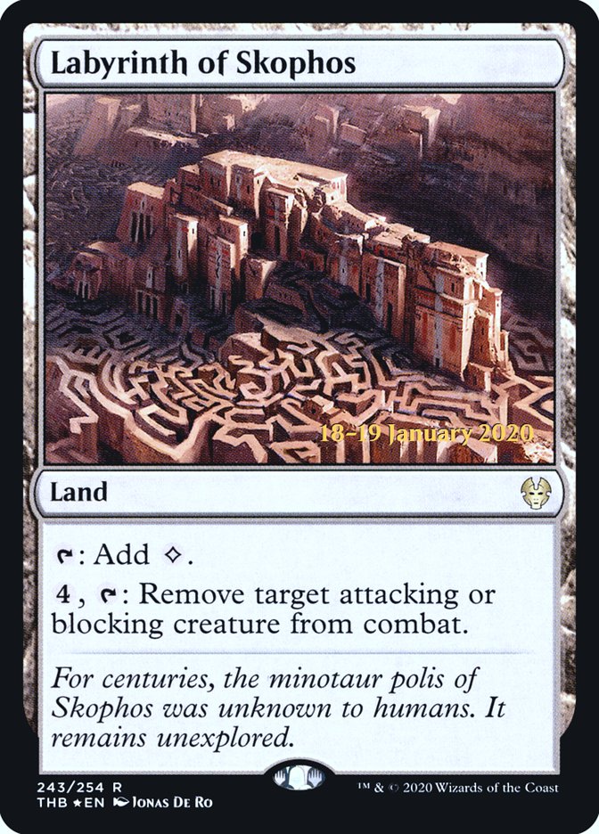 Labyrinth of Skophos [Theros Beyond Death Prerelease Promos] | Pegasus Games WI