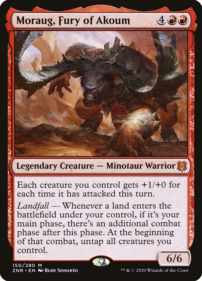Moraug, Fury of Akoum [Zendikar Rising] | Pegasus Games WI
