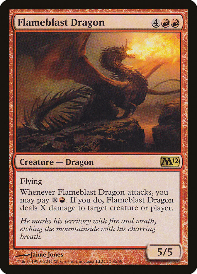 Flameblast Dragon [Magic 2012] | Pegasus Games WI
