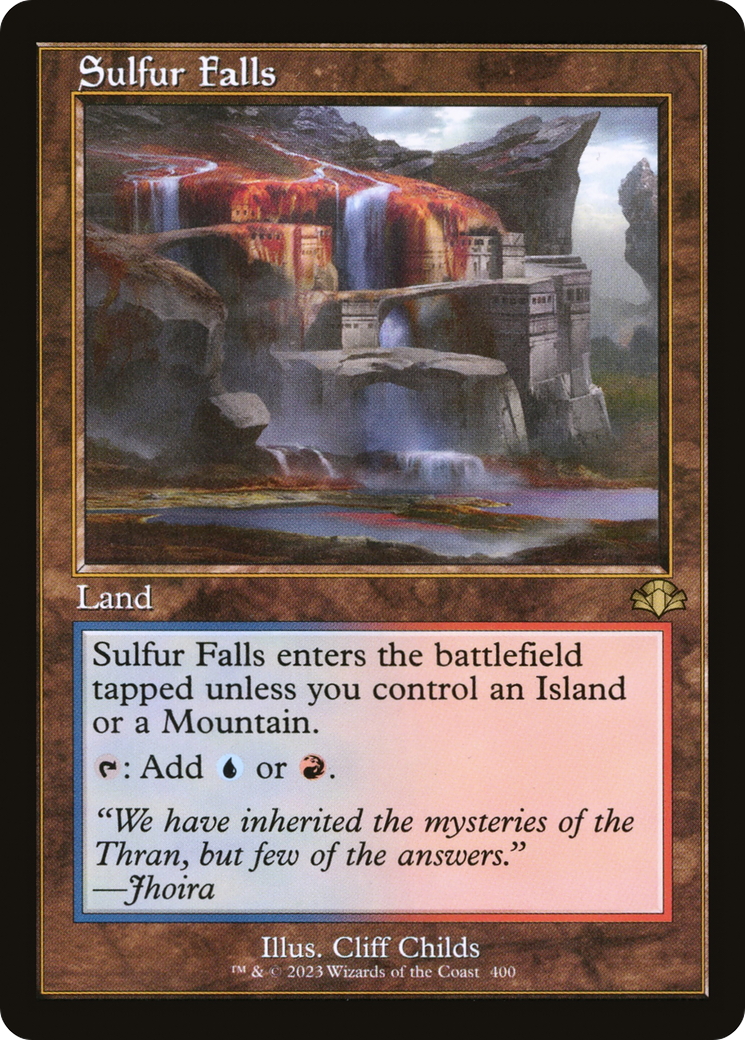 Sulfur Falls (Retro) [Dominaria Remastered] | Pegasus Games WI