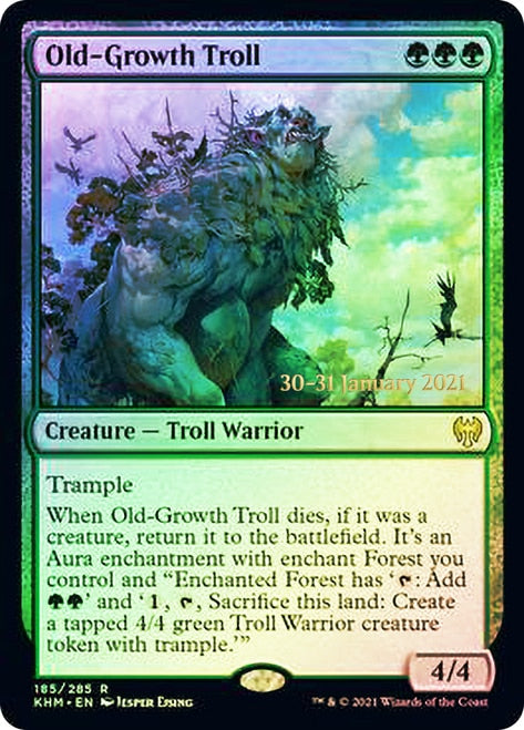 Old-Growth Troll [Kaldheim Prerelease Promos] | Pegasus Games WI