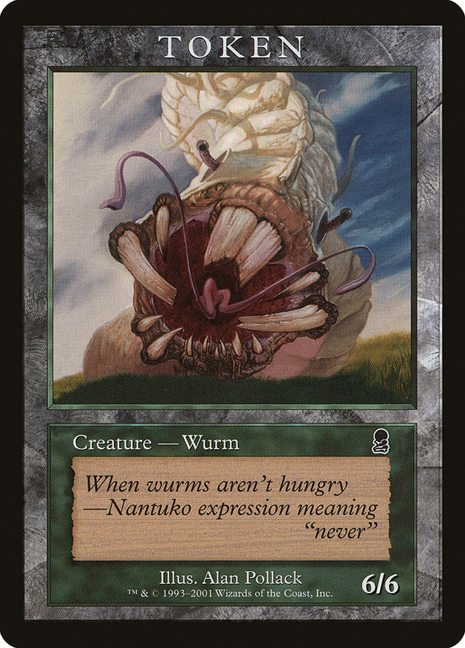 Wurm Token [Magic Player Rewards 2002] | Pegasus Games WI