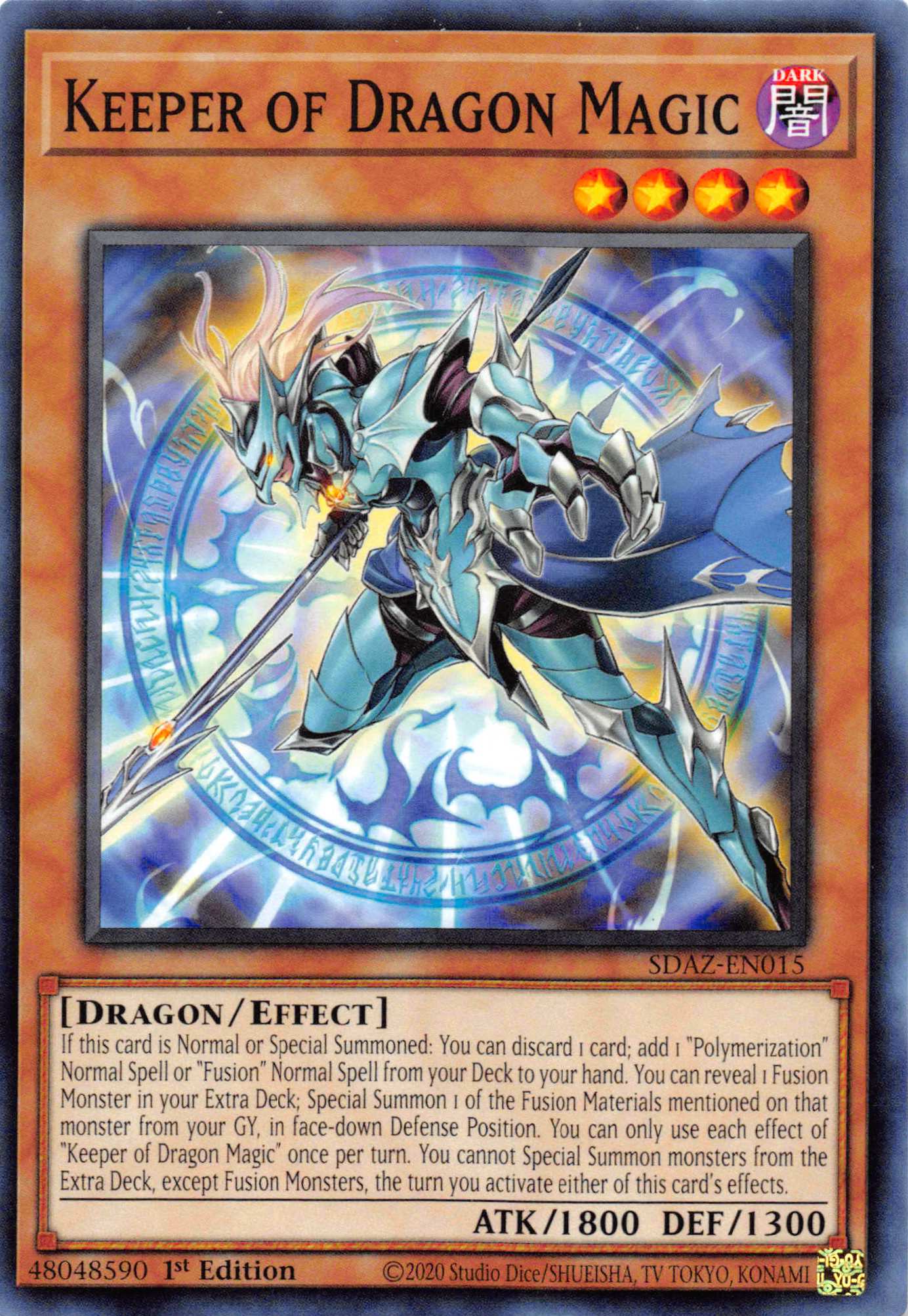 Keeper of Dragon Magic [SDAZ-EN015] Common | Pegasus Games WI