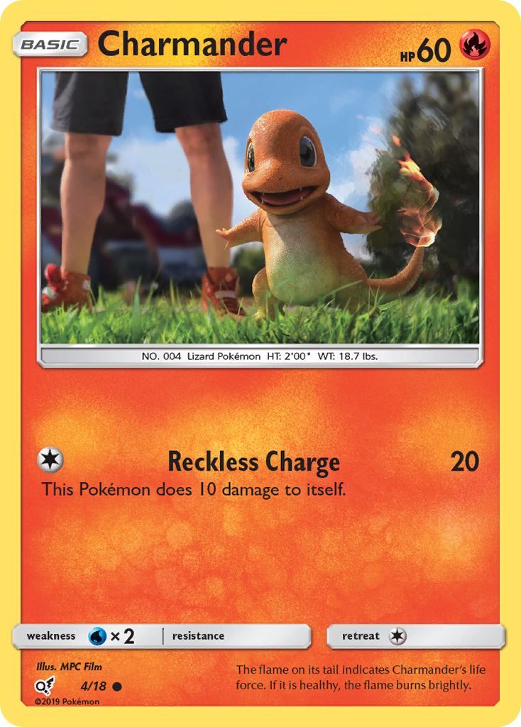 Charmander (4/18) [Sun & Moon: Detective Pikachu] | Pegasus Games WI