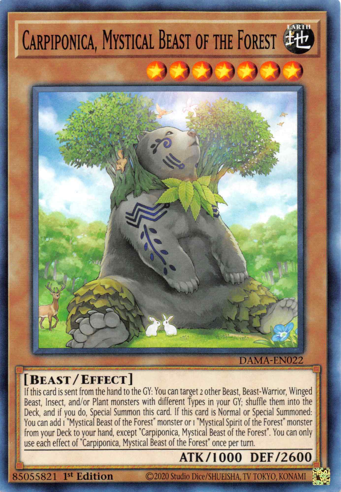 Carpiponica, Mystical Beast of the Forest [DAMA-EN022] Common | Pegasus Games WI