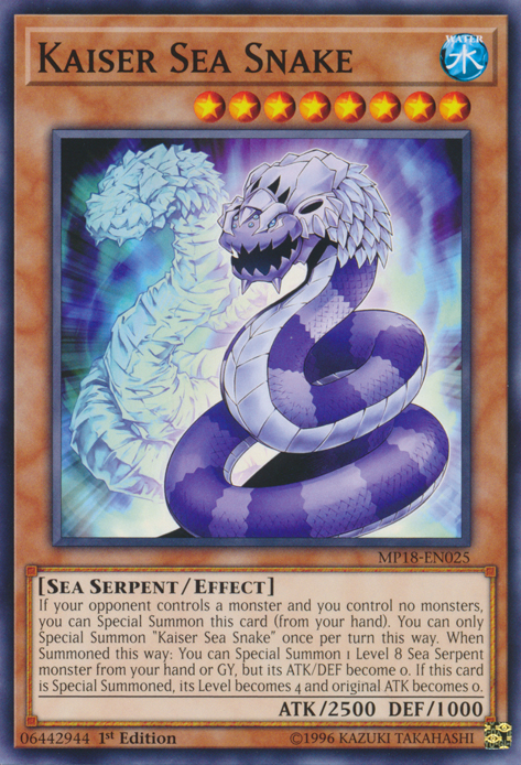 Kaiser Sea Snake [MP18-EN025] Common | Pegasus Games WI
