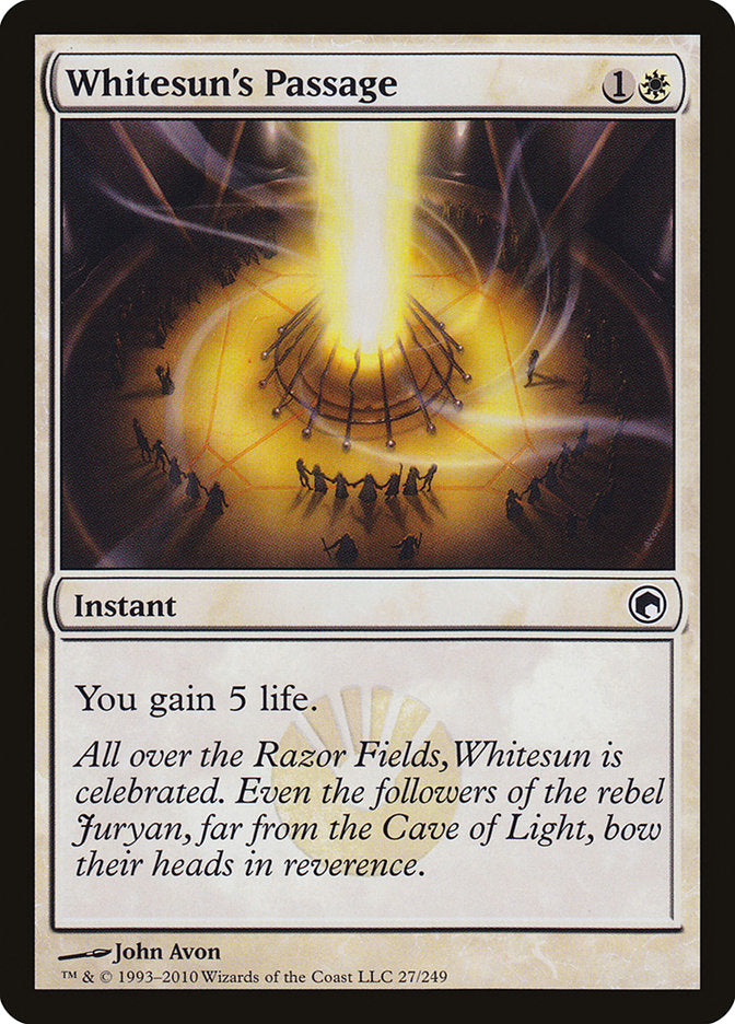 Whitesun's Passage [Scars of Mirrodin] | Pegasus Games WI