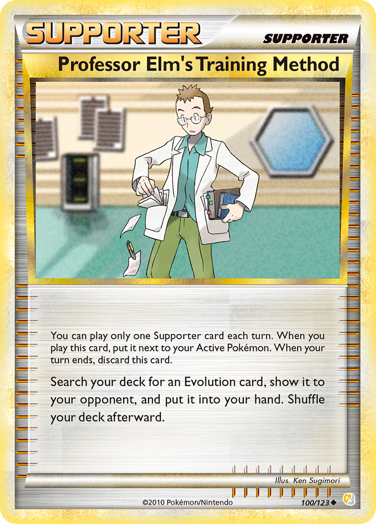 Professor Elm's Training Method (100/123) [HeartGold & SoulSilver: Base Set] | Pegasus Games WI