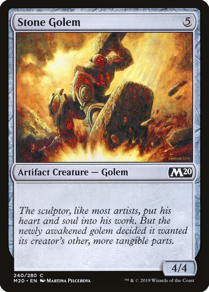 Stone Golem [Core Set 2020] | Pegasus Games WI
