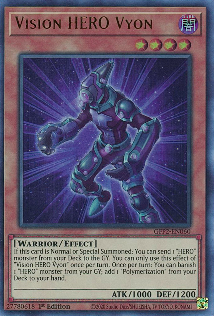 Vision HERO Vyon [GFP2-EN060] Ultra Rare | Pegasus Games WI