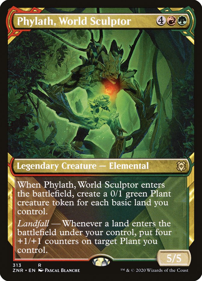Phylath, World Sculptor (Showcase) [Zendikar Rising] | Pegasus Games WI