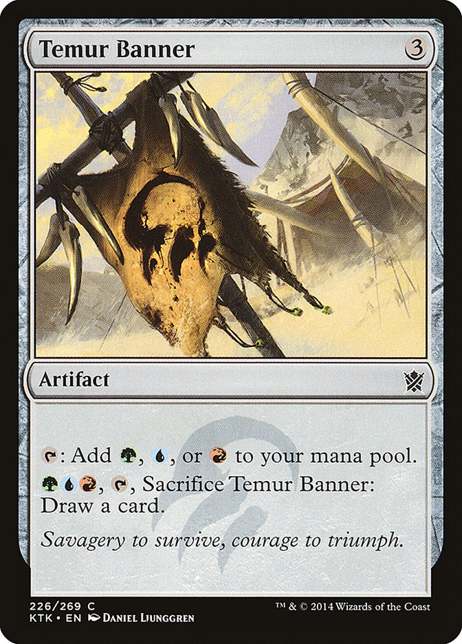 Temur Banner [Khans of Tarkir] | Pegasus Games WI