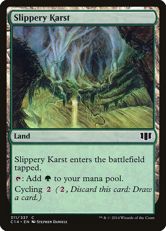 Slippery Karst [Commander 2014] | Pegasus Games WI