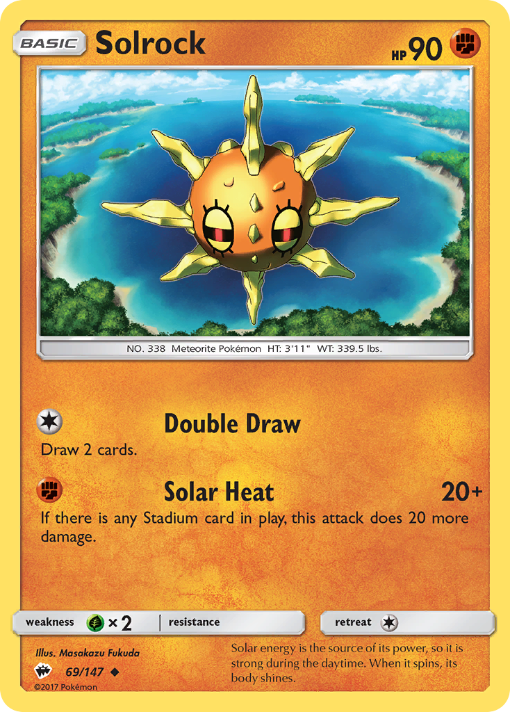 Solrock (69/147) [Sun & Moon: Burning Shadows] | Pegasus Games WI