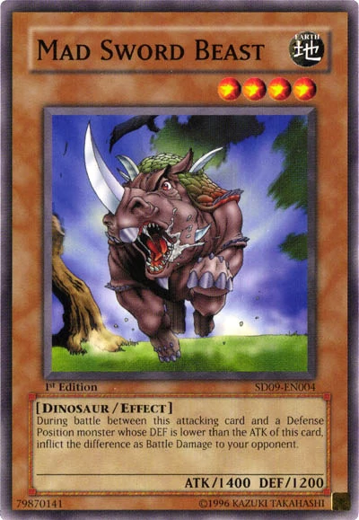 Mad Sword Beast [SD09-EN004] Common | Pegasus Games WI