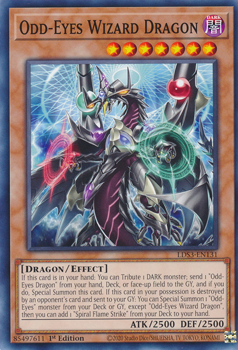 Odd-Eyes Wizard Dragon [LDS3-EN131] Common | Pegasus Games WI