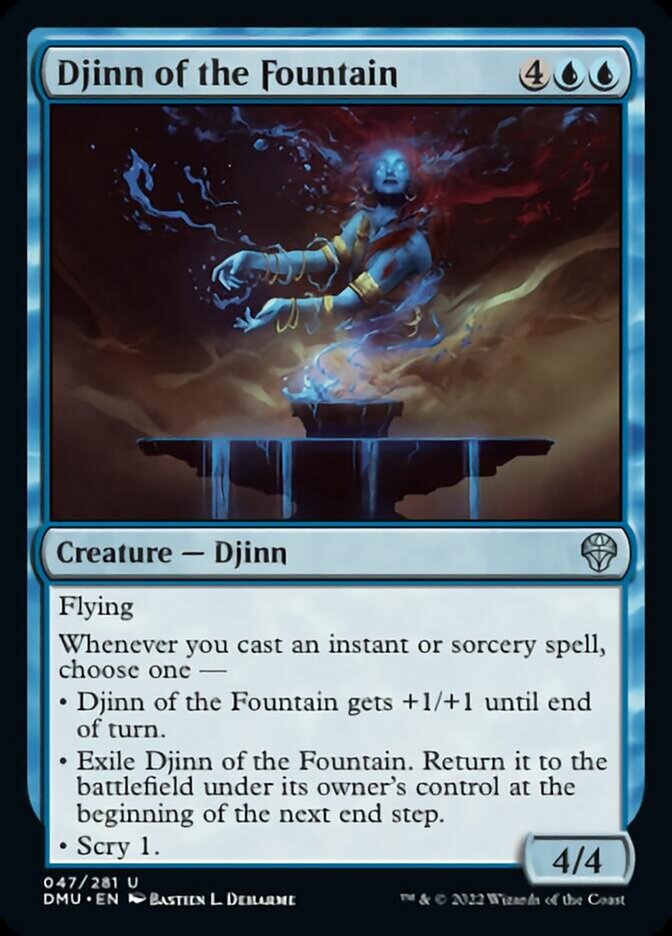 Djinn of the Fountain [Dominaria United] | Pegasus Games WI