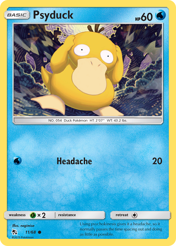 Psyduck (11/68) [Sun & Moon: Hidden Fates] | Pegasus Games WI