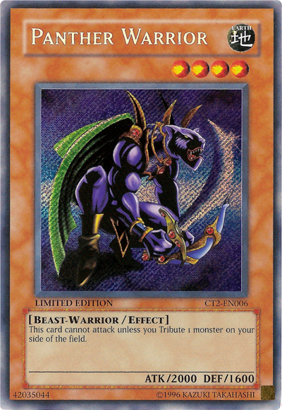 Panther Warrior [CT2-EN006] Secret Rare | Pegasus Games WI
