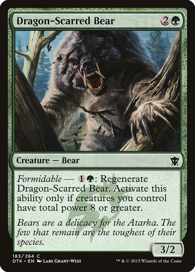Dragon-Scarred Bear [Dragons of Tarkir] | Pegasus Games WI