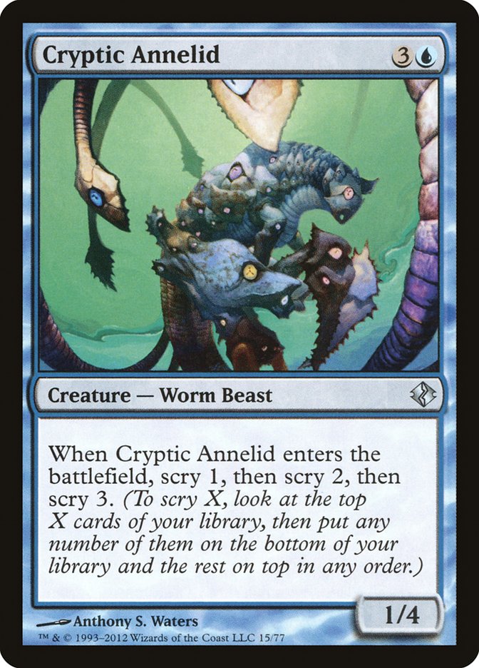 Cryptic Annelid [Duel Decks: Venser vs. Koth] | Pegasus Games WI