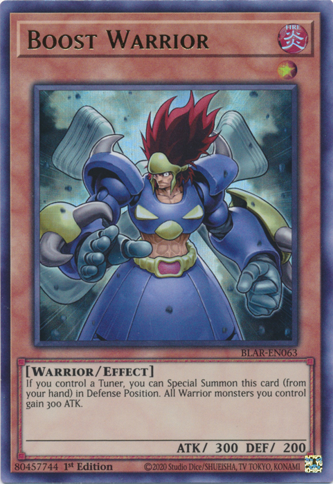 Boost Warrior [BLAR-EN063] Ultra Rare | Pegasus Games WI