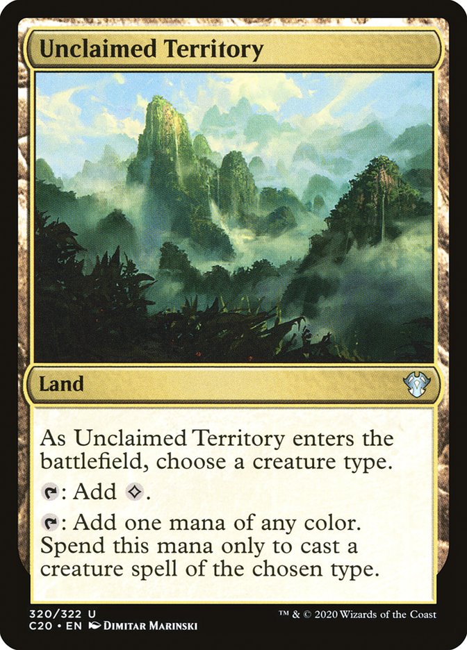 Unclaimed Territory [Commander 2020] | Pegasus Games WI