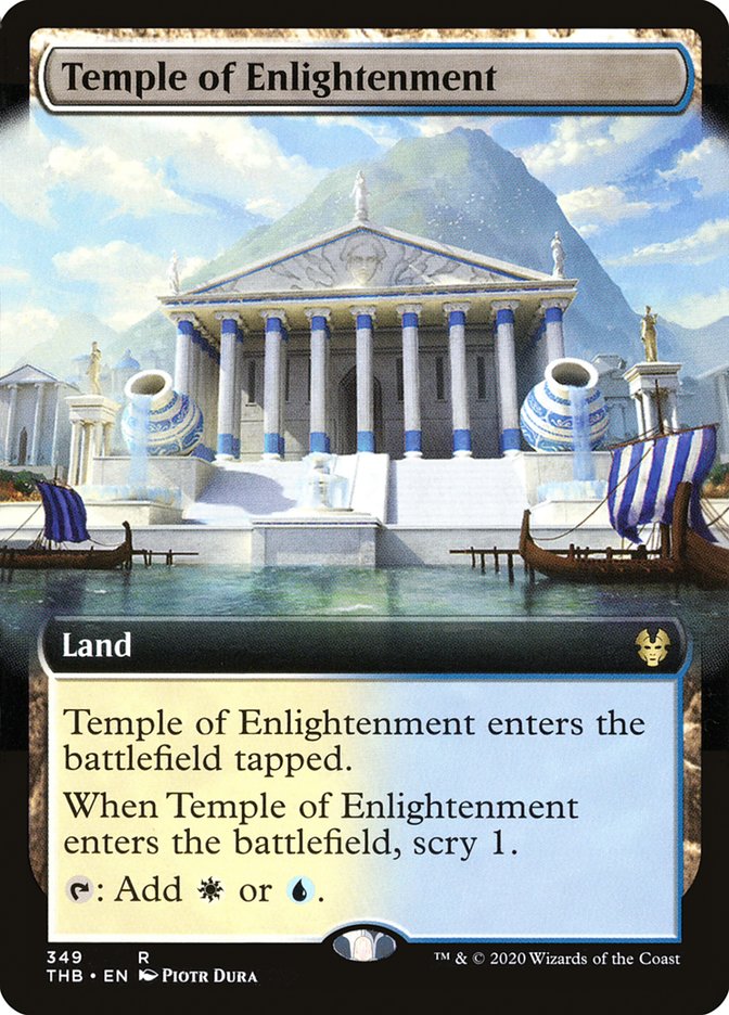 Temple of Enlightenment (Extended Art) [Theros Beyond Death] | Pegasus Games WI