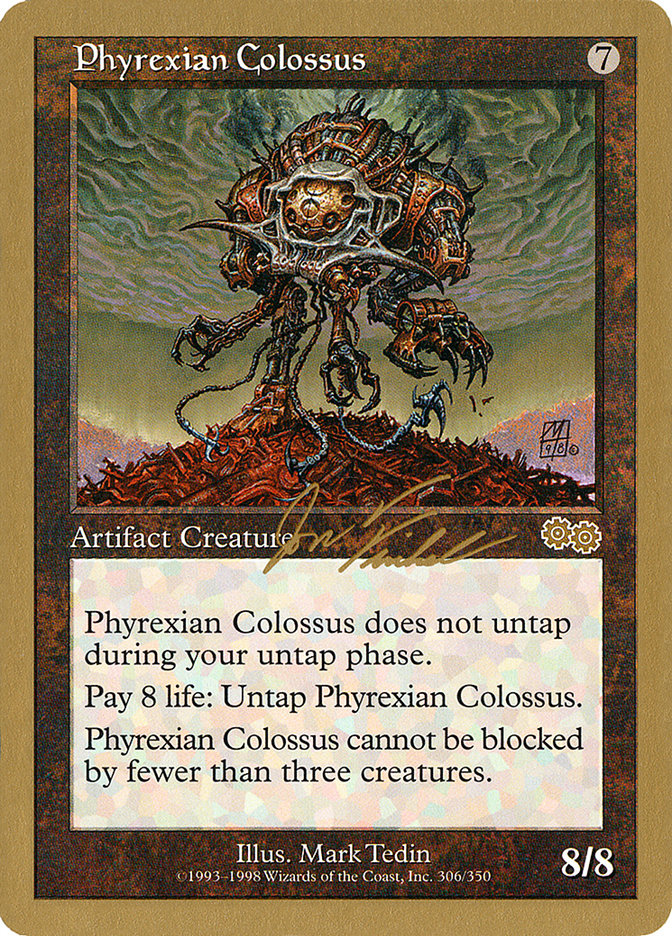Phyrexian Colossus (Jon Finkel) [World Championship Decks 2000] | Pegasus Games WI