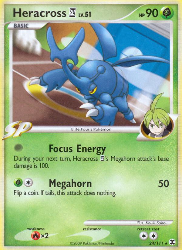 Heracross (24/111) [Platinum: Rising Rivals] | Pegasus Games WI