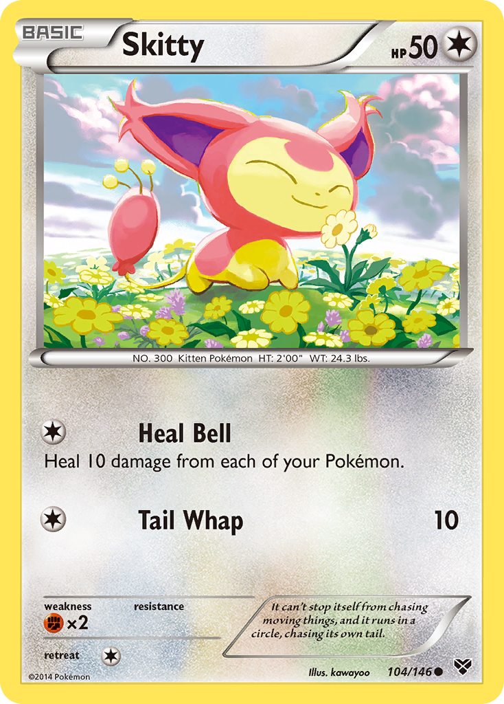Skitty (104/146) [XY: Base Set] | Pegasus Games WI