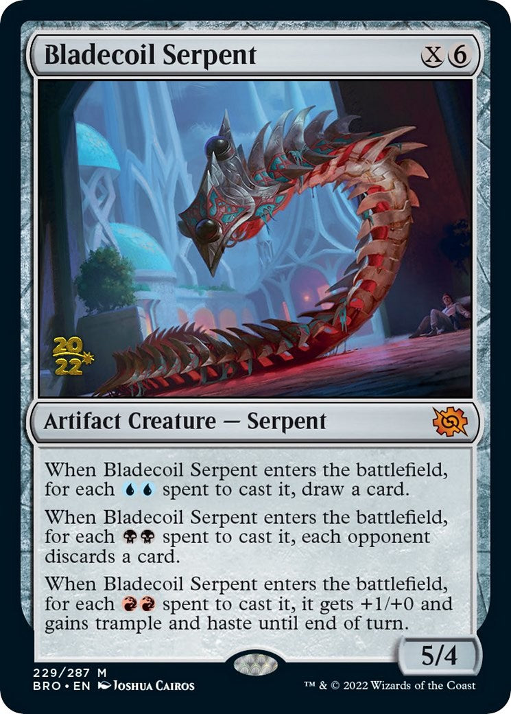 Bladecoil Serpent [The Brothers' War Prerelease Promos] | Pegasus Games WI