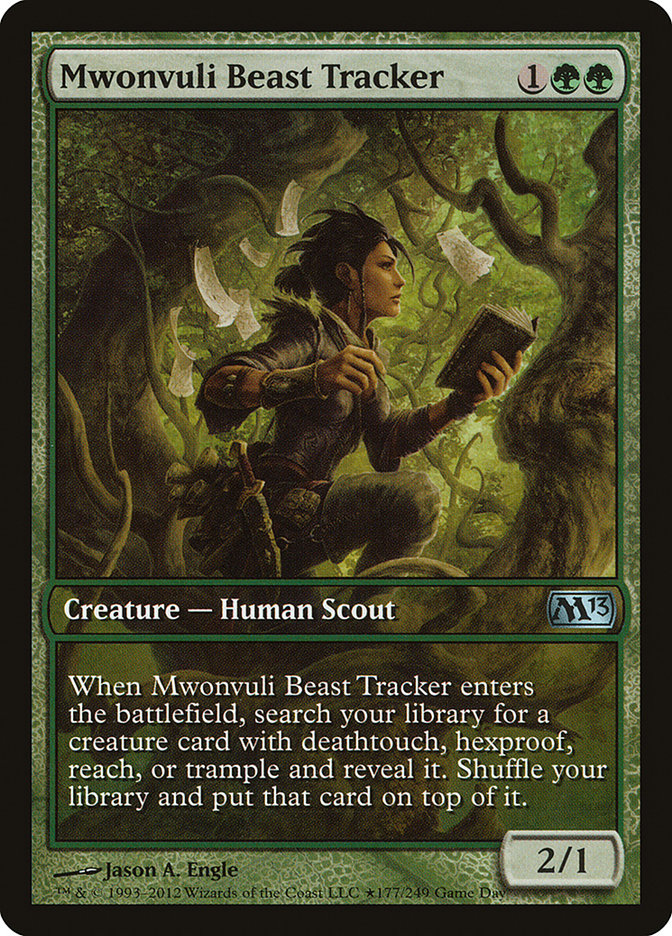 Mwonvuli Beast Tracker (Game Day) [Magic 2013 Promos] | Pegasus Games WI