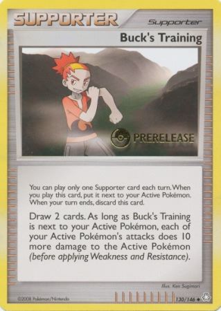 Bucks Training (130/146) (Prerelease Promo) [Diamond & Pearl: Legends Awakened] | Pegasus Games WI
