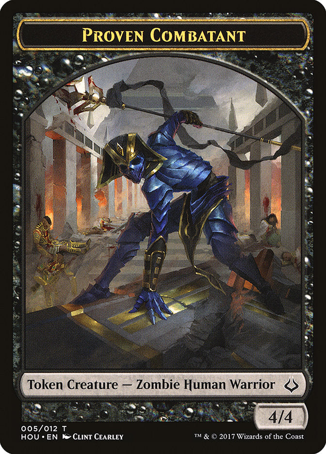 Proven Combatant Token [Hour of Devastation Tokens] | Pegasus Games WI