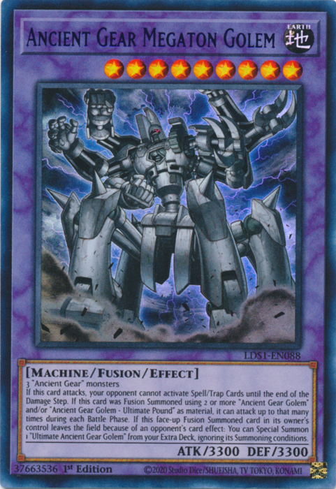 Ancient Gear Megaton Golem (Purple) [LDS1-EN088] Ultra Rare | Pegasus Games WI