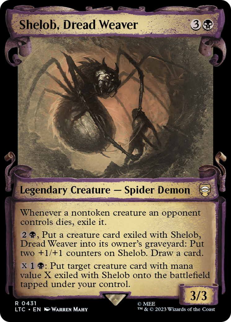 Shelob, Dread Weaver [The Lord of the Rings: Tales of Middle-Earth Commander Showcase Scrolls] | Pegasus Games WI