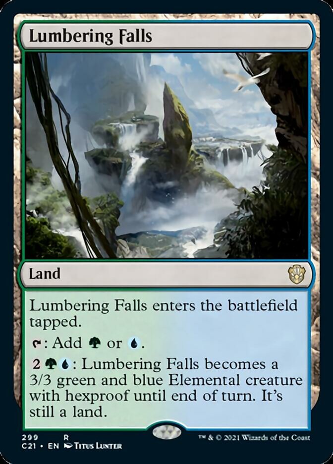 Lumbering Falls [Commander 2021] | Pegasus Games WI