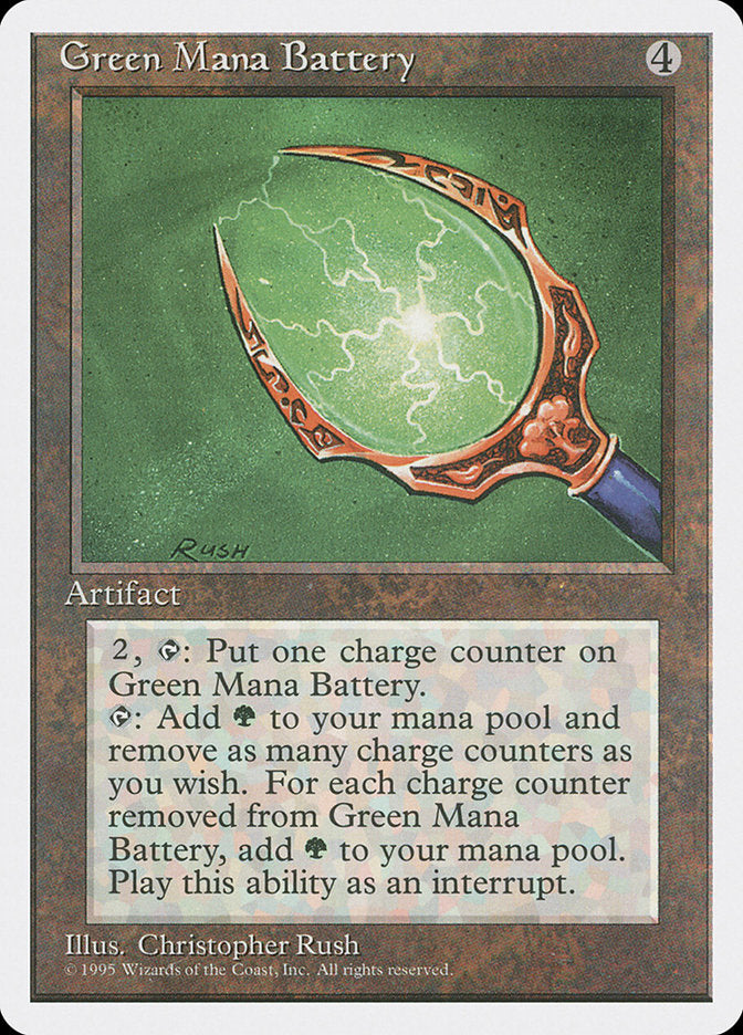 Green Mana Battery [Fourth Edition] | Pegasus Games WI