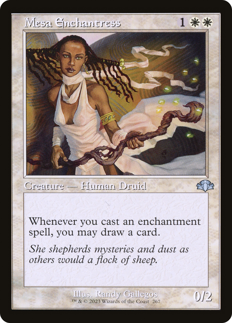 Mesa Enchantress (Retro) [Dominaria Remastered] | Pegasus Games WI
