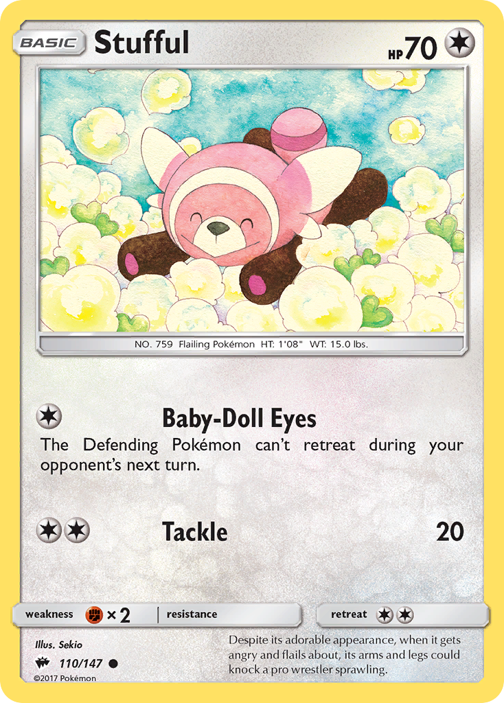 Stufful (110/147) [Sun & Moon: Burning Shadows] | Pegasus Games WI