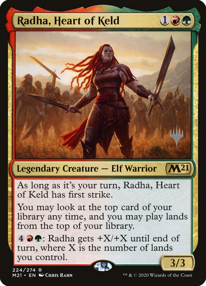 Radha, Heart of Keld (Promo Pack) [Core Set 2021 Promos] | Pegasus Games WI