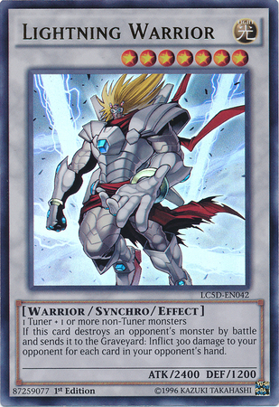 Lightning Warrior [LC5D-EN042] Ultra Rare | Pegasus Games WI