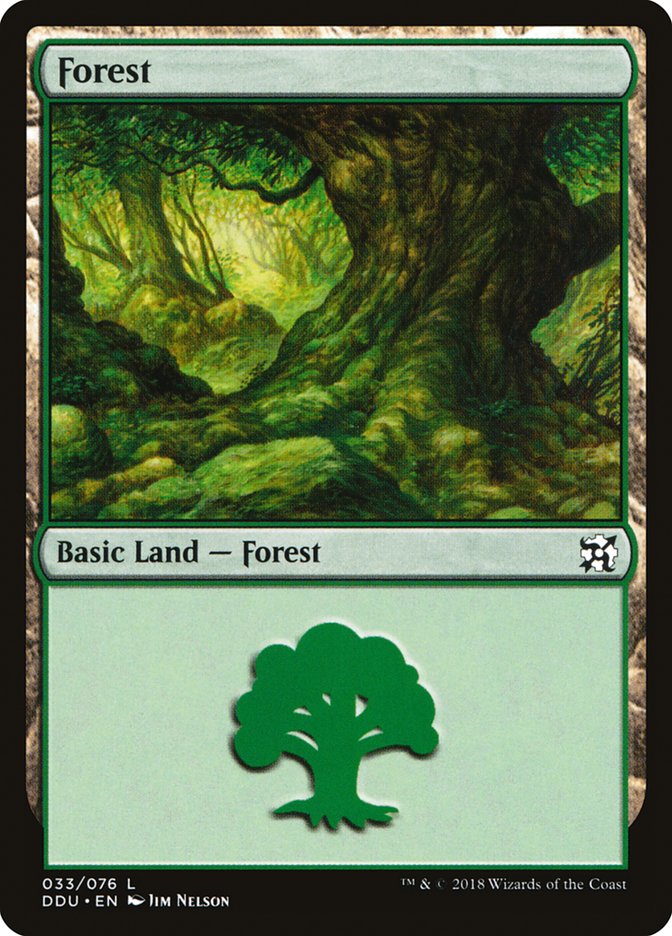 Forest (33) [Duel Decks: Elves vs. Inventors] | Pegasus Games WI