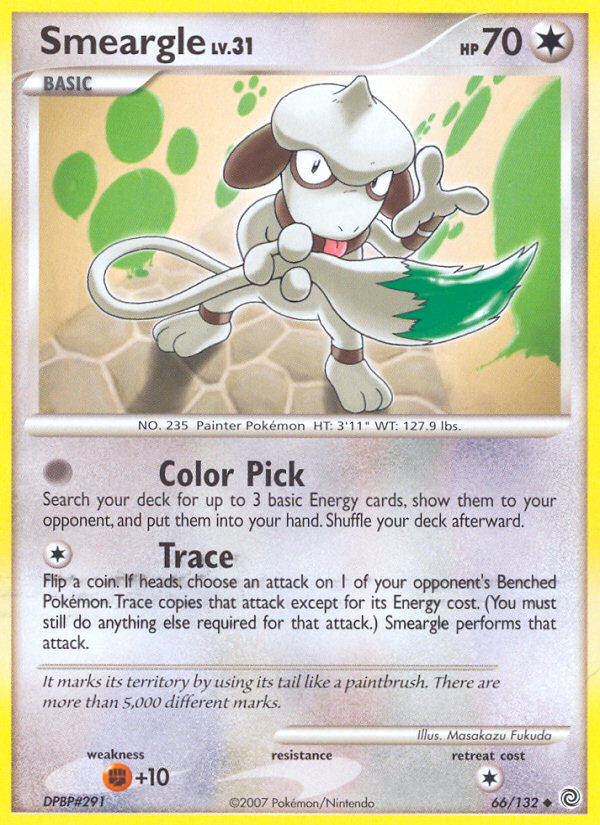Smeargle (66/132) [Diamond & Pearl: Secret Wonders] | Pegasus Games WI