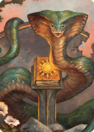 Guardian Naga Art Card [Commander Legends: Battle for Baldur's Gate Art Series] | Pegasus Games WI